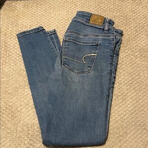 American Eagle Outfitters Blue Skinny Jeans